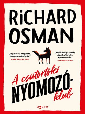 cover image of A csütörtöki nyomozóklub